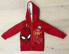 Marvel Spider-Man Kids Zip-Up Hoodie Jacket Boys Size 4 