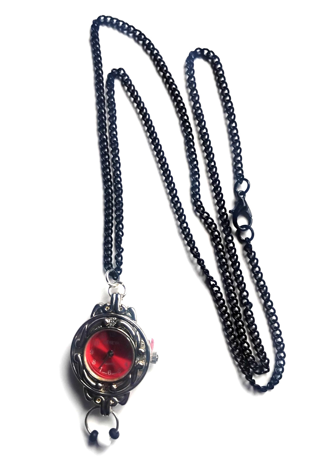 Geneva  Watch Pendant Necklace, 23"