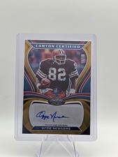 2025 Panini Certified Ozzie Newsome Canton Signatures Gold Auto 10/10 Browns