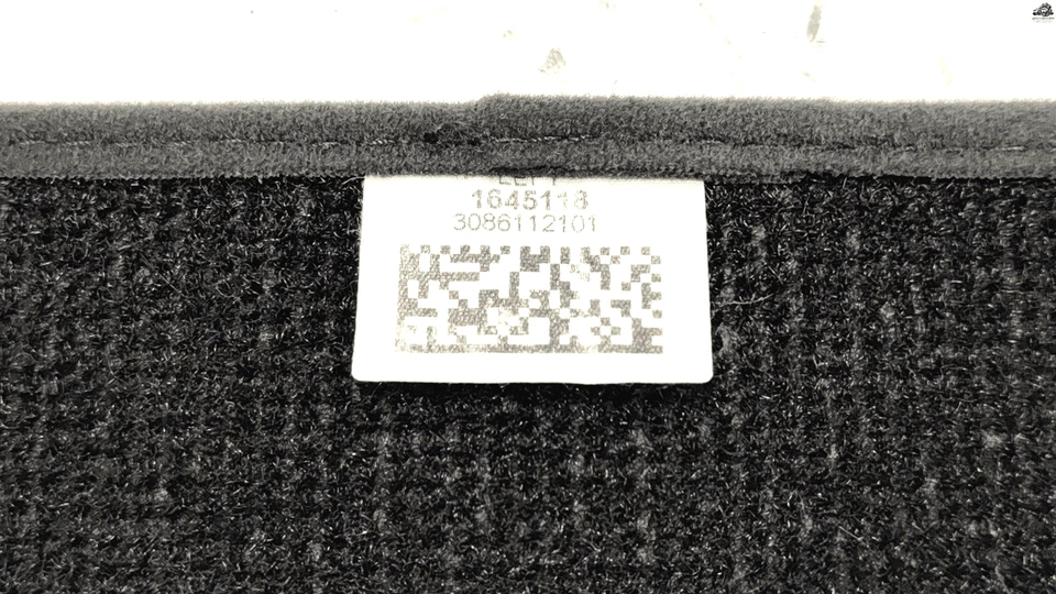 Alfombrilla trasera izquierda lado conductor terciopelo 2017-2020 bmw 430i gran cupé OEM Foto 2 de 4