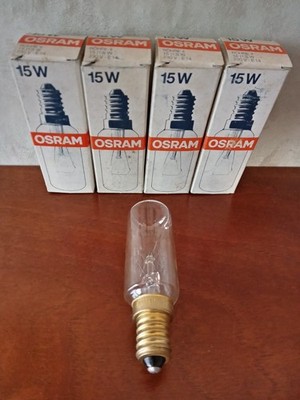 4x OSRAM Röhre 4 klar 15W E14 dimmbar OVP