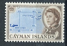 CAYMAN ISLANDS; 1962 early QEII Pictorial issue fine MINT MNH Unmounted 2d. 