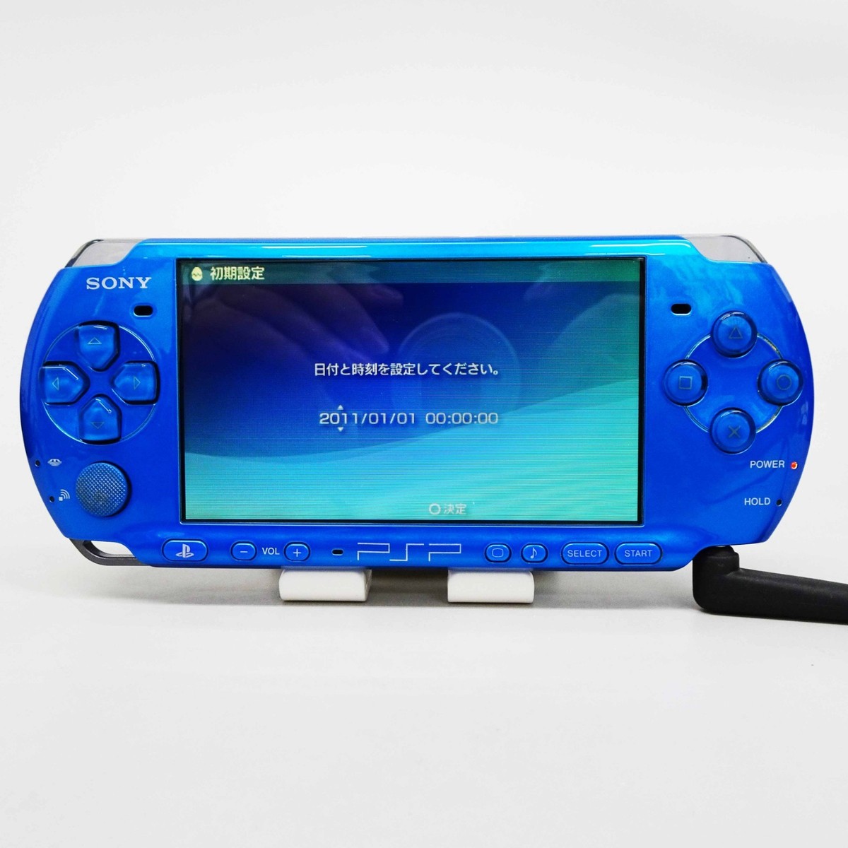 SONY PSP Playstation Portable Console Vibrant Blue PSP-3000 VB