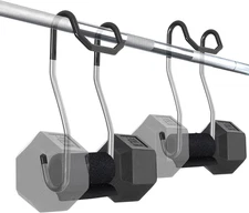 Dumbbell Spotter Hooks for Bench Press: Power Rack Attachments Dumbbells Rack fo