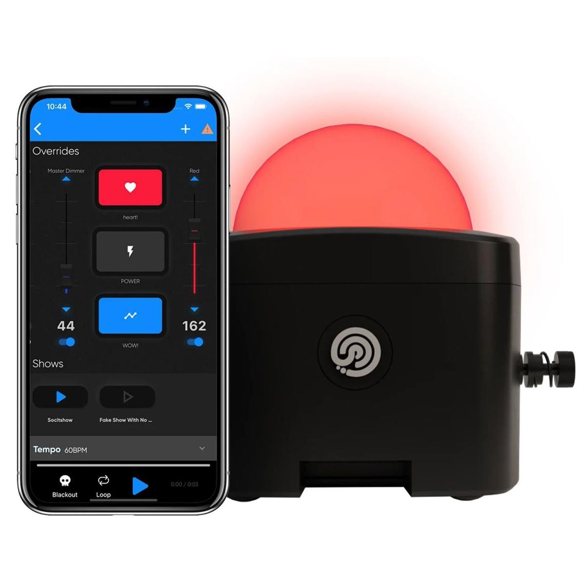 Blizzard Lighting Hemisphere Battery-powered Portable Compact Uplight 31390₽