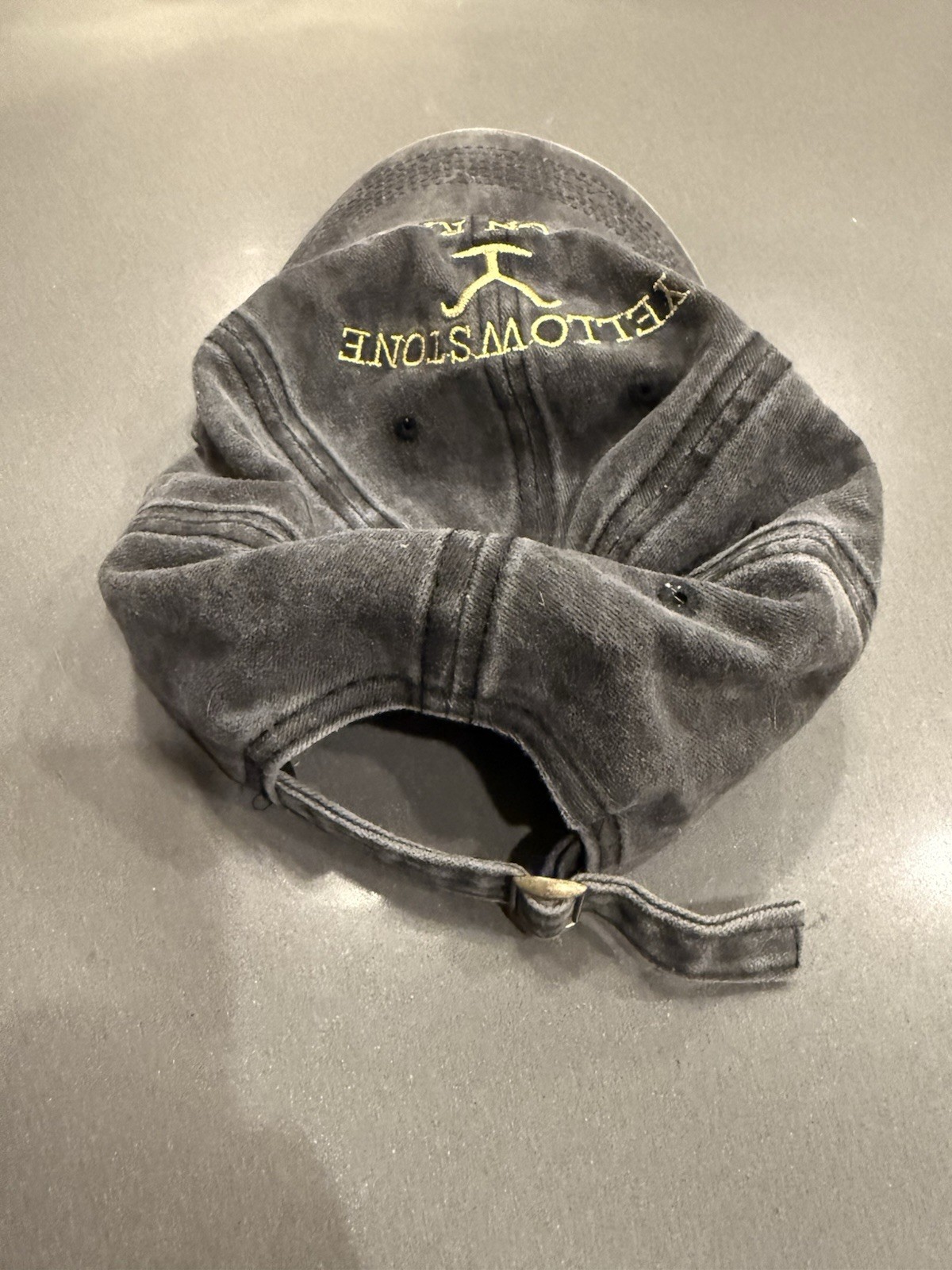 Yellowstone Dutton Ranch Rustic Slideback Hat Gra… - image 5