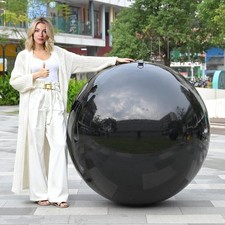 Yescom 47" Big Shiny Inflatable Mirror Ball Reusable Party Wedding Event Black