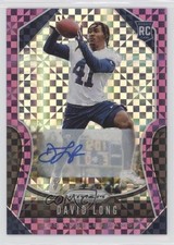 2019 Panini Prizm Rookies Purple Power 19/49 David Long #386 Auto z5i