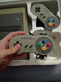 Nintendo Super Famicom SFC console system Without Power Adapter