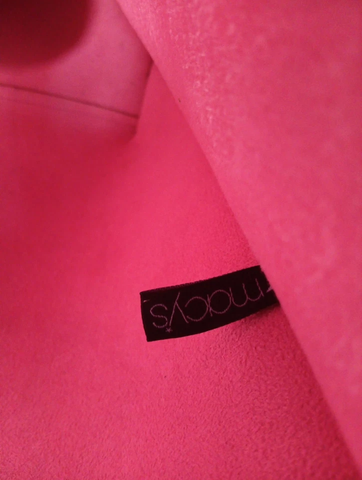 Macy’s Mauve Shopper Picnic 人造皮革 大号 托特包 二手 — 第 3/4 张图片