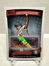 2010 Topps Dallas Braden Peak Performance Auto PPA-DB