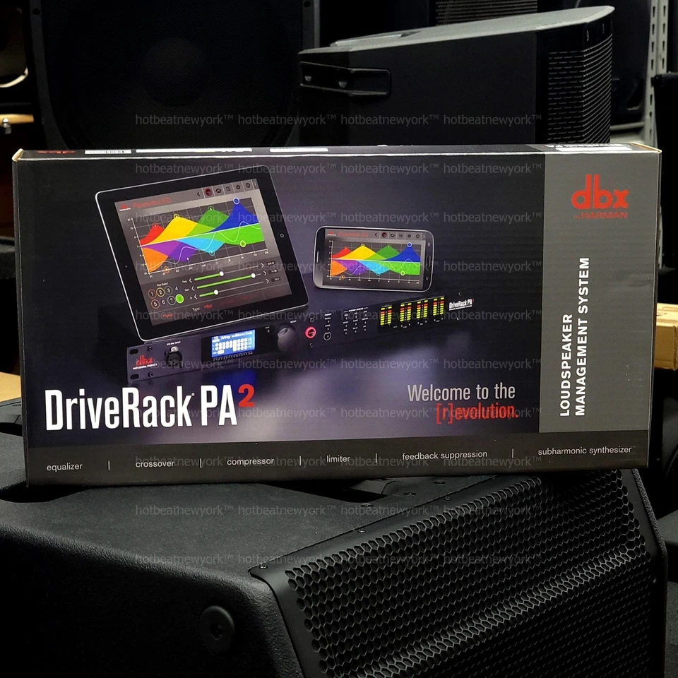DBX DriveRack PA2 Complete Loudspeaker Management System Processor w/Display USB - Image 2 of 4