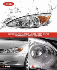 Headlights Fits 2002-2004 Toyota Camry Le Xle Chrome Amber Pair No Bulbs Headlights Fits 2002-2004 Toyota Camry Le Xle Chrome Amber Pair No Bulbs