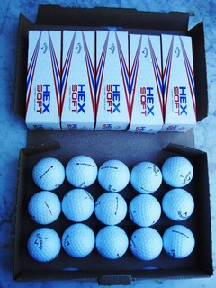 Callaway HEX 15X Neuwertig gebr. Golfbälle original Verpack. ohne Karton!