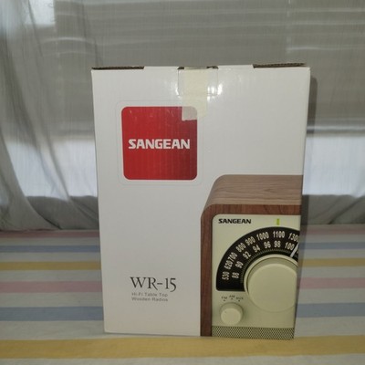 Sangean WR-15WL Tabletop AM/FM Radio Walnut