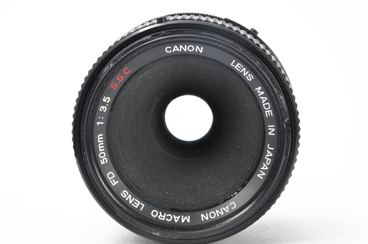 Canon FD 50mm f / 3.5 S.S.C. Macro MF Prime Lens Vintage [ MINT Canon FD 50mm f / 3.5 S.S.C. Macro MF Prime Lens Vintage [ MINT