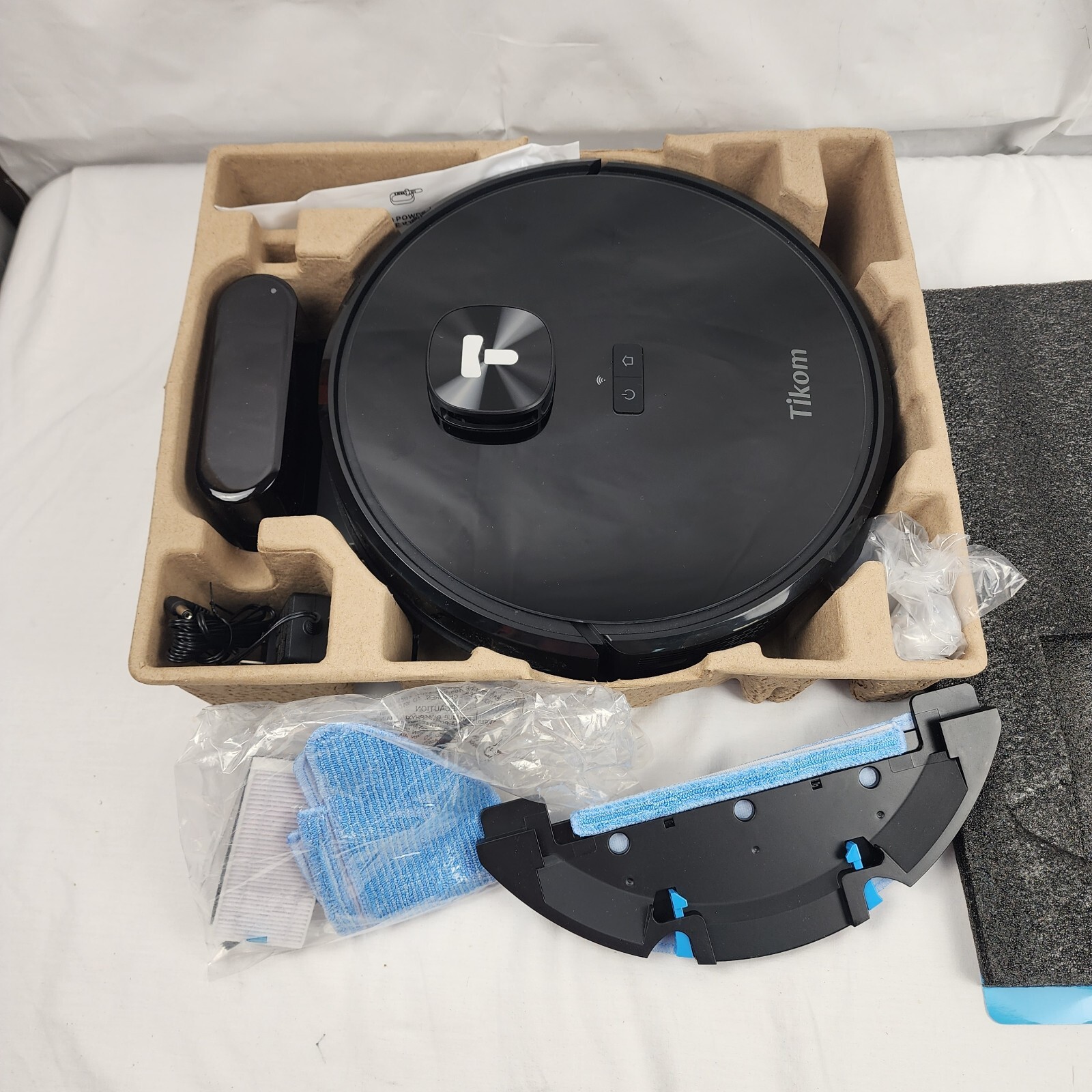 Tikom L9000 Robot Vacuum and Mop Combo, LiDAR Navigation, 4000Pa