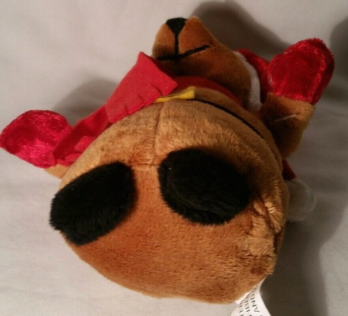 Fruth Inc. Plush Teddy Bear in Santa Outfit, 6" - Picture 7 of 9