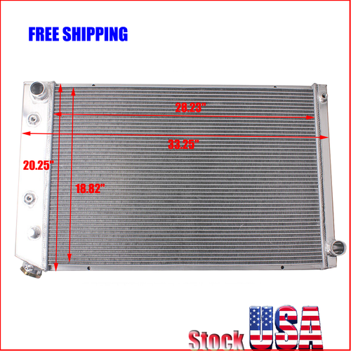 4Row Radiator For 1981 1982 1983 1984 1985 1986 C10 K10 K20 / 1987-1991 Blazer - Picture 2 of 14