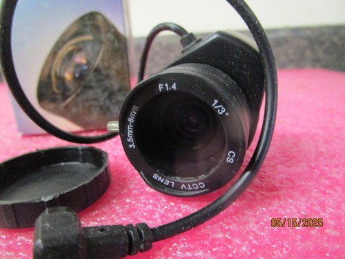 NEW! Costar Video Systems CCTV Camera 3.5mm-8mm F1.4 1/3" CS - Picture 4 of 6