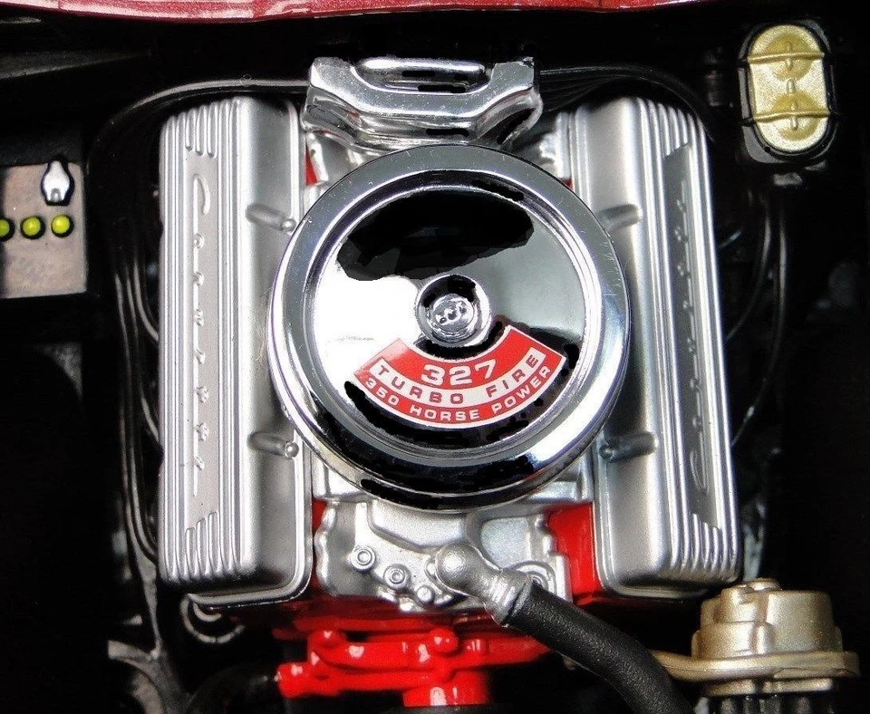 Coche de carreras Corvette Chevrolet Chevy 1 modelo de metal construido a medida 12 55 24 57 18 1963 Foto 2 de 4