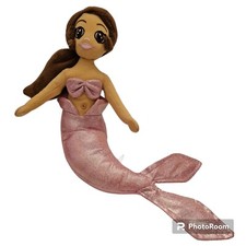 Wishpets Shimmer Mermaid Brown Hair Pink Sparkly