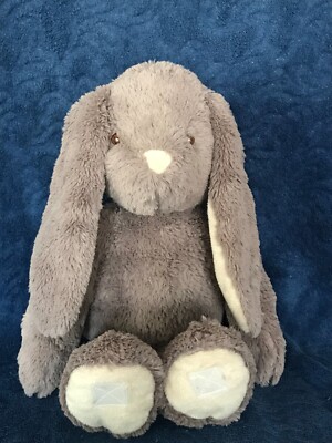 ELEGANT BABY STUFFED/PLUSH ANIMAL 15'' GRAY LOP EARED BUNNY RABBIT/EASTER-EC