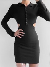 Urban Outfitter Henley Cutout Mini Dress NWOT