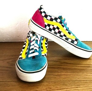 crazy check old skool vans