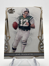 JOE NAMATH 2023 LEAF TRINITY FOOTBALL MEGA BOX BASE CARD JETS HOF