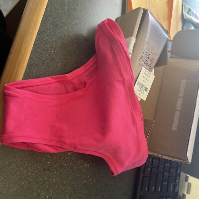 Victoria's Secret Panties Size Sm PINK  VS Cheeky NWT An Velvet Petals Lotion