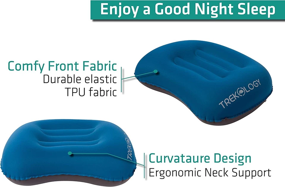 TREKOLOGY Aluft Camping Pillow Ultralight Inflatable Travel Pillow Inflatable AU - image 4 of 4