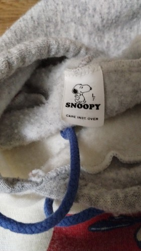 Vintage Peanut Snoopy Sweatshirt Size Large Kids Winter Ski USA Charlie Brown - Picture 3 of 5