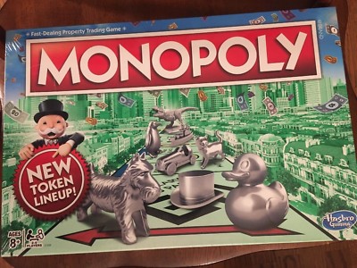 Hasbro  Monopoly Board Game New Token Lineup 2016, 