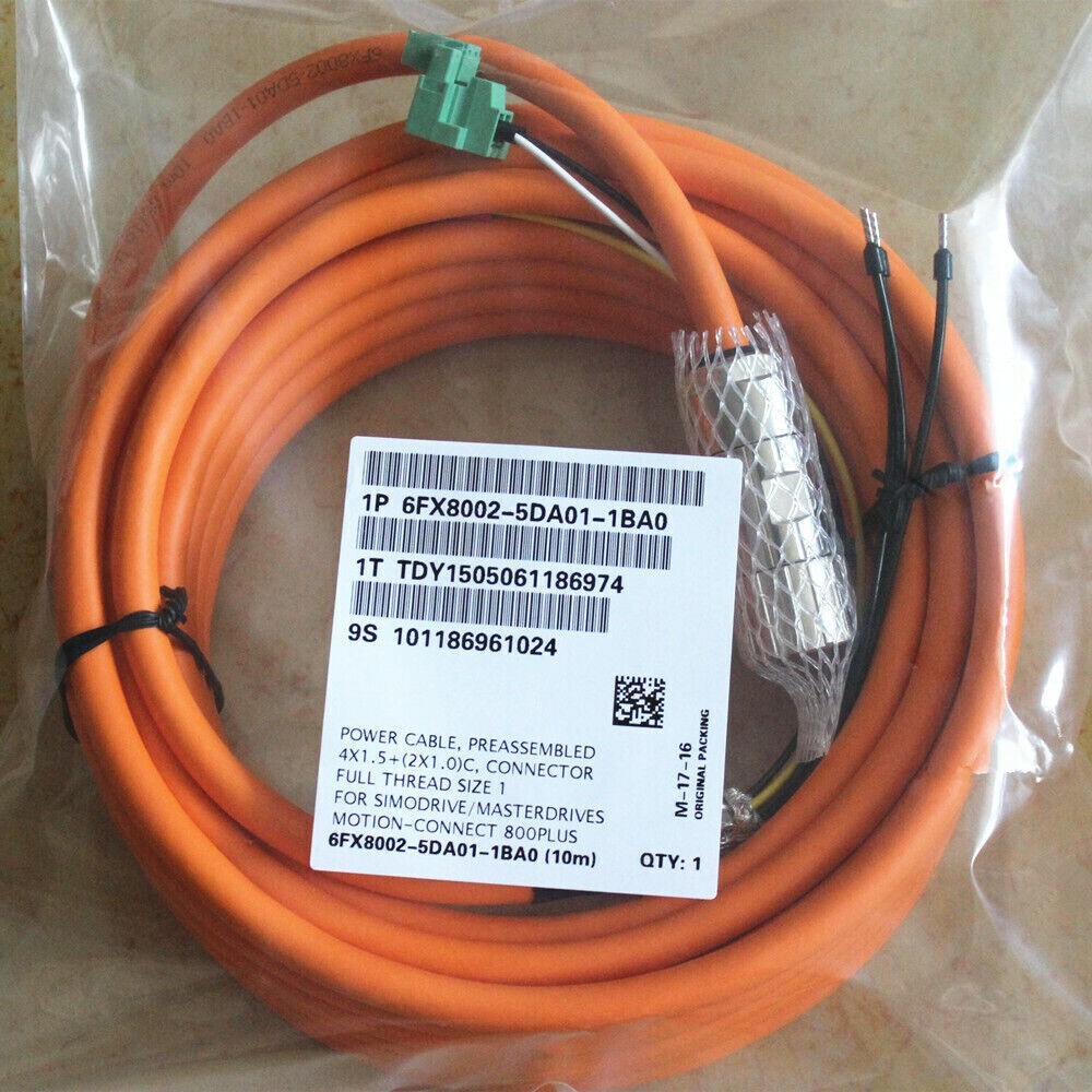 SIEMENS 6FX8002-5DA01-1BA0 Power Drive Servo Cable 10m New One