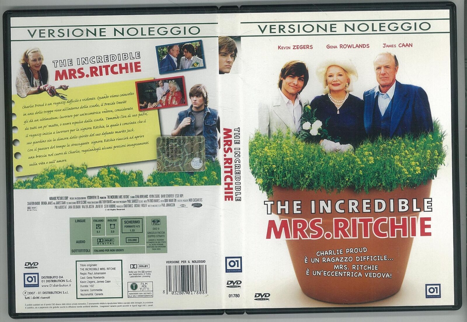 THE INCREDIBLE MRS. RITCHIE - VERSIONE NOLEGGIO  DVD NUOVO