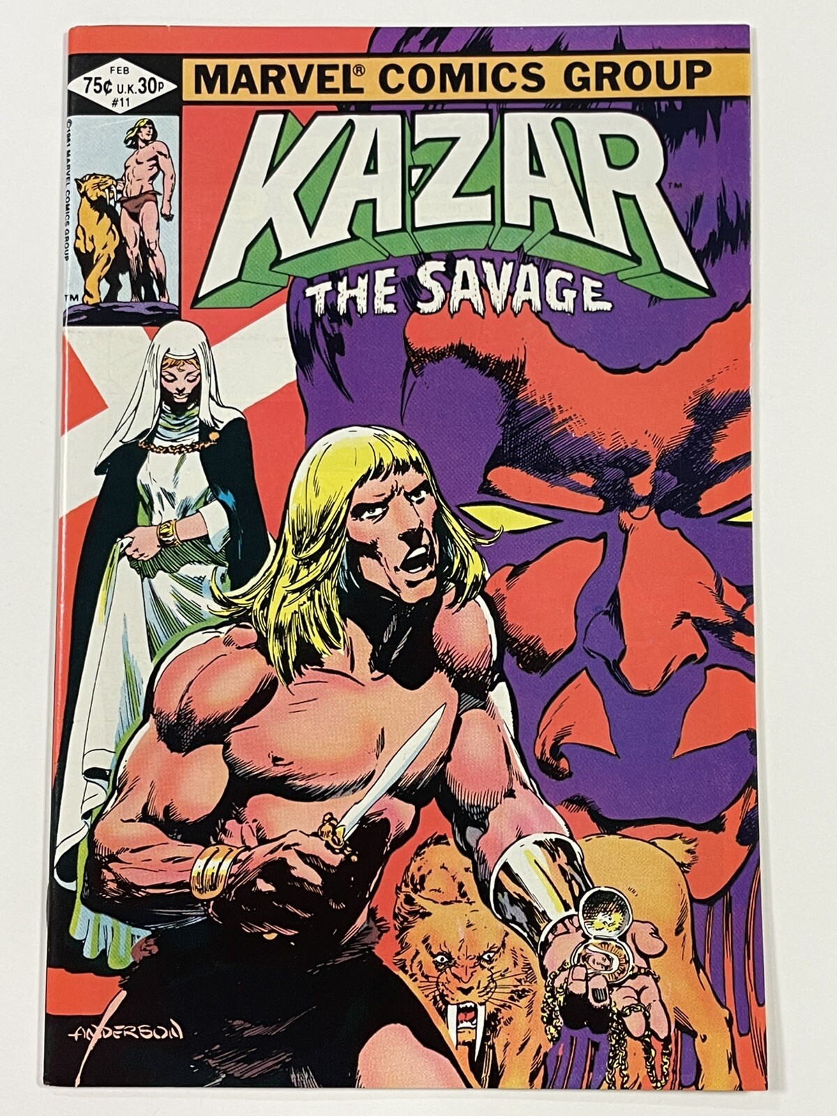 Ka-Zar the Savage #11 - 1st App. Belasco!  (Marvel Comics February 1982)