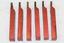 6x HM - Stechdrehmeißel Drehmeißel- 25x16 mm - rechts - 7 mm - K10 - NEU