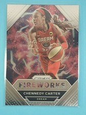2021 Panini Prizm WNBA Fireworks Chennedy Carter Atlanta Dream #1
