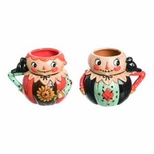 Transpac - Johanna Parker - Harvest Scarecrow Mug Set - H9375