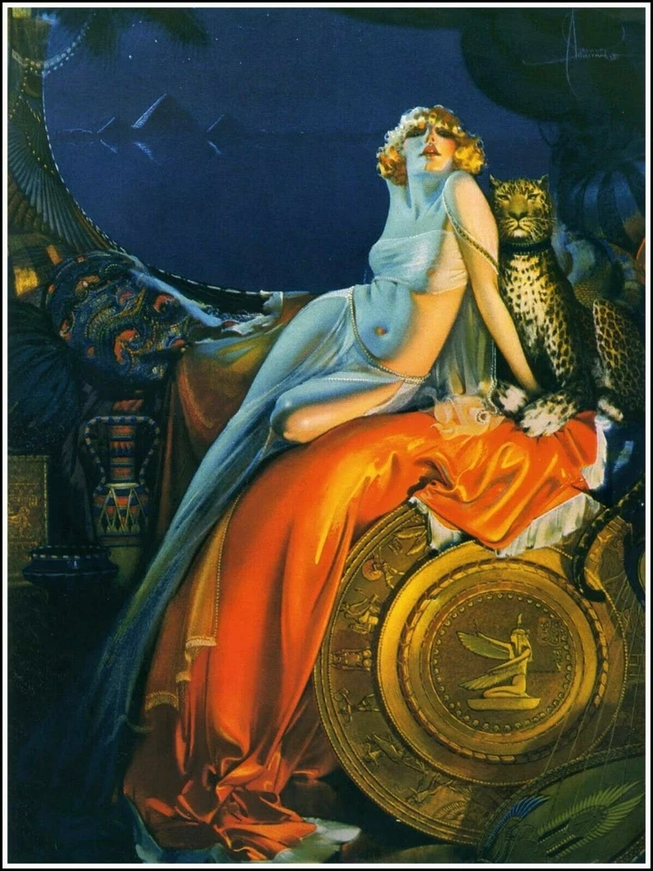 Cleopatra: Rolf Armstrong: PIN-UP: impresión artística de calidad de archivo 13"X19" Foto 2 de 2