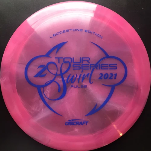 New Discraft 2021 Ledgestone Swirly Z Pulse * Disc Golf * 174g