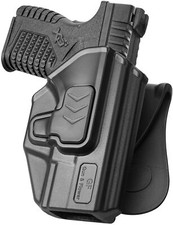 Funda de pistola OWB para paleta Springfield XD-S 3,3"", cinturón, cintura de pistola Molle