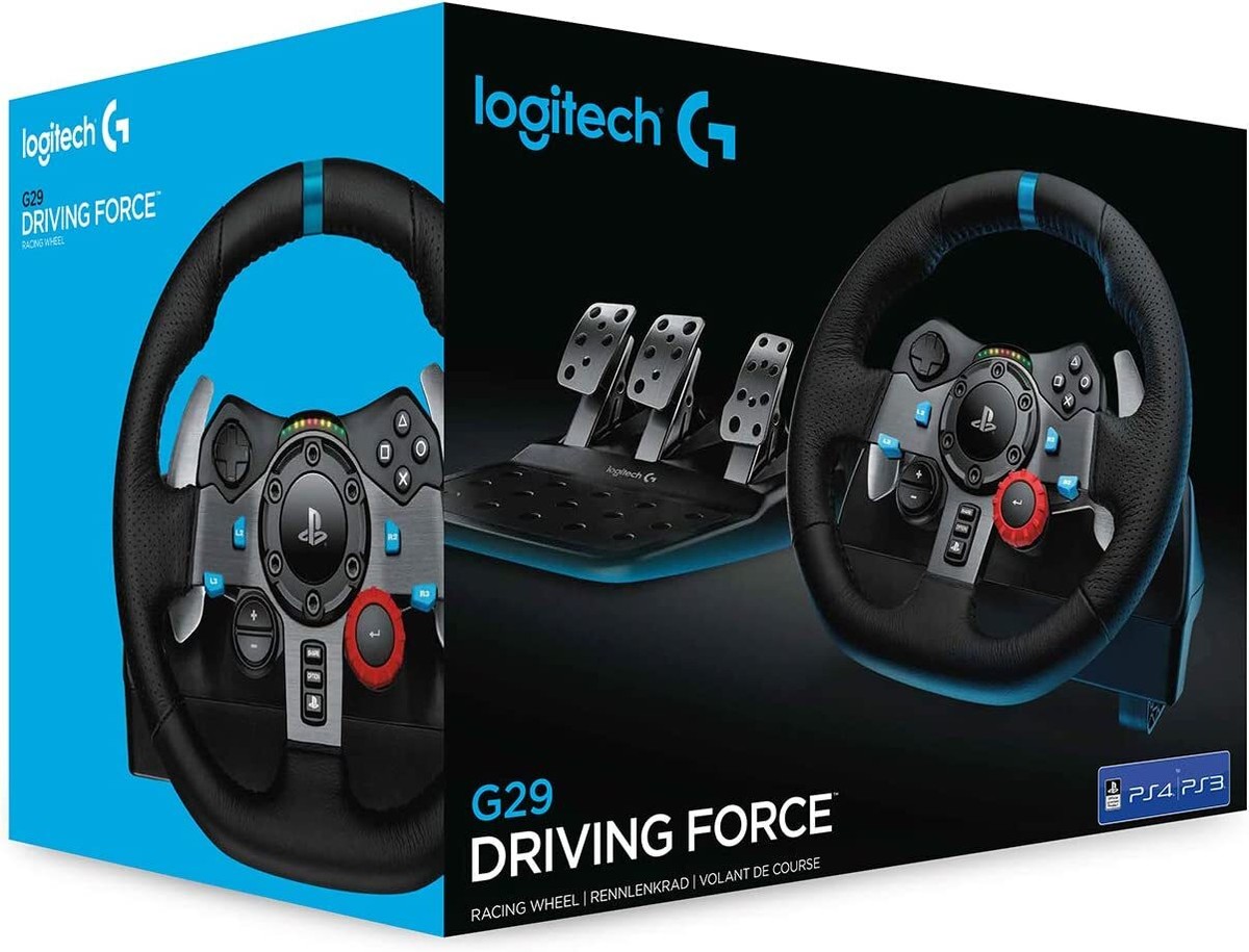Logitech G29 Driving Force Racing Wheel Real Force Feedback