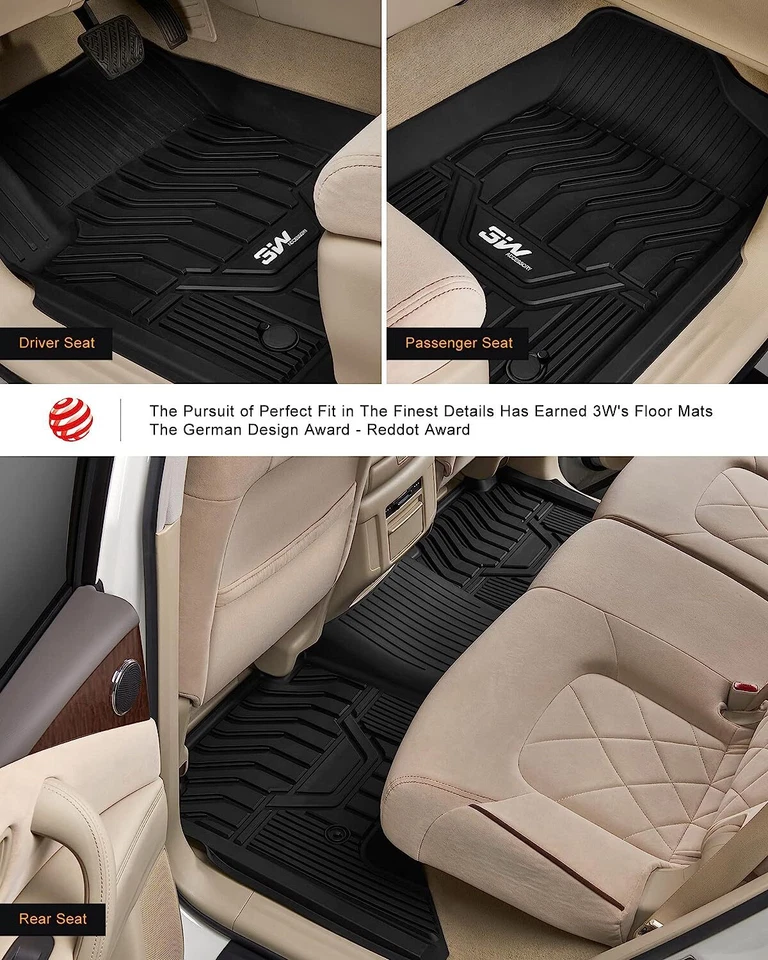Alfombrillas 3W para Nissan Armada/Infiniti QX80 2017 2018 2014-2018/QX56 2011-2013 Foto 4 de 4