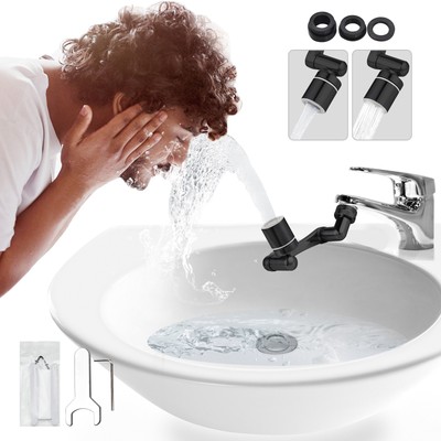 Universal Swivel Wasserhahnverlängerung 1440° Drehbarer Wasserhahn U1B1