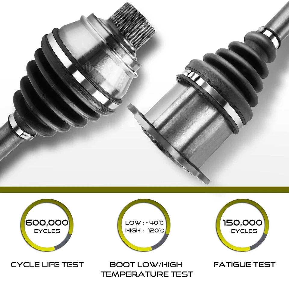Conjunto de eje CV de 2 piezas para Audi 90 Quattro 1993-1995 A4 Quattro 1996-2001 S4 trasero Foto 3 de 4