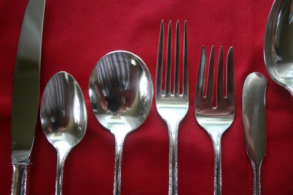 Посеребренные столовые приборы Gorham ПРИГЛАШЕНИЕ 1940 ВАШ ВЫБОР - Изображение 3 из 4