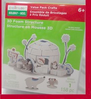 Creatology 3d Foam Kit North Pole Igloo - Nip Creatology 3d Foam Kit North Pole Igloo - Nip