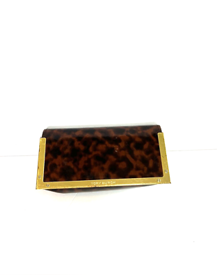 Tory Burch Brown & Black Leopard Print Sunglasses Case | eBay display picture 2